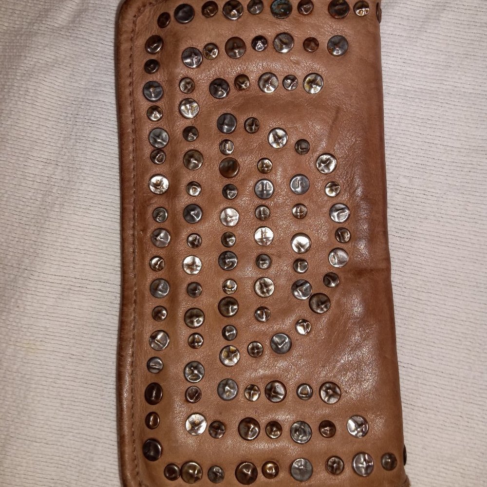 Large Brown Leather Wallet